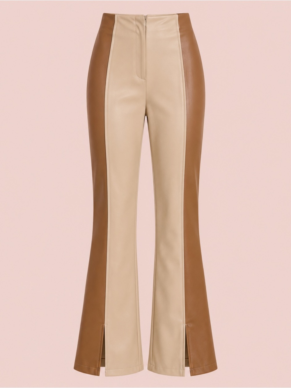 REHAB LAB Colorblock Faux Leather Pants (NWT)